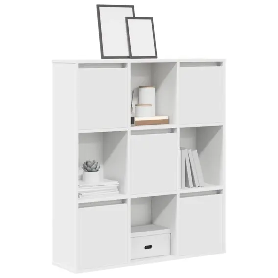 Regał, biały, 89x24x101,5 cm, materiał drewnopochodny Lumarko! Lumarko! - Hurtownia wielobranżowa Lumarko Bestseller